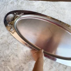 Plat inox poisson et crustacés Jean Couzon