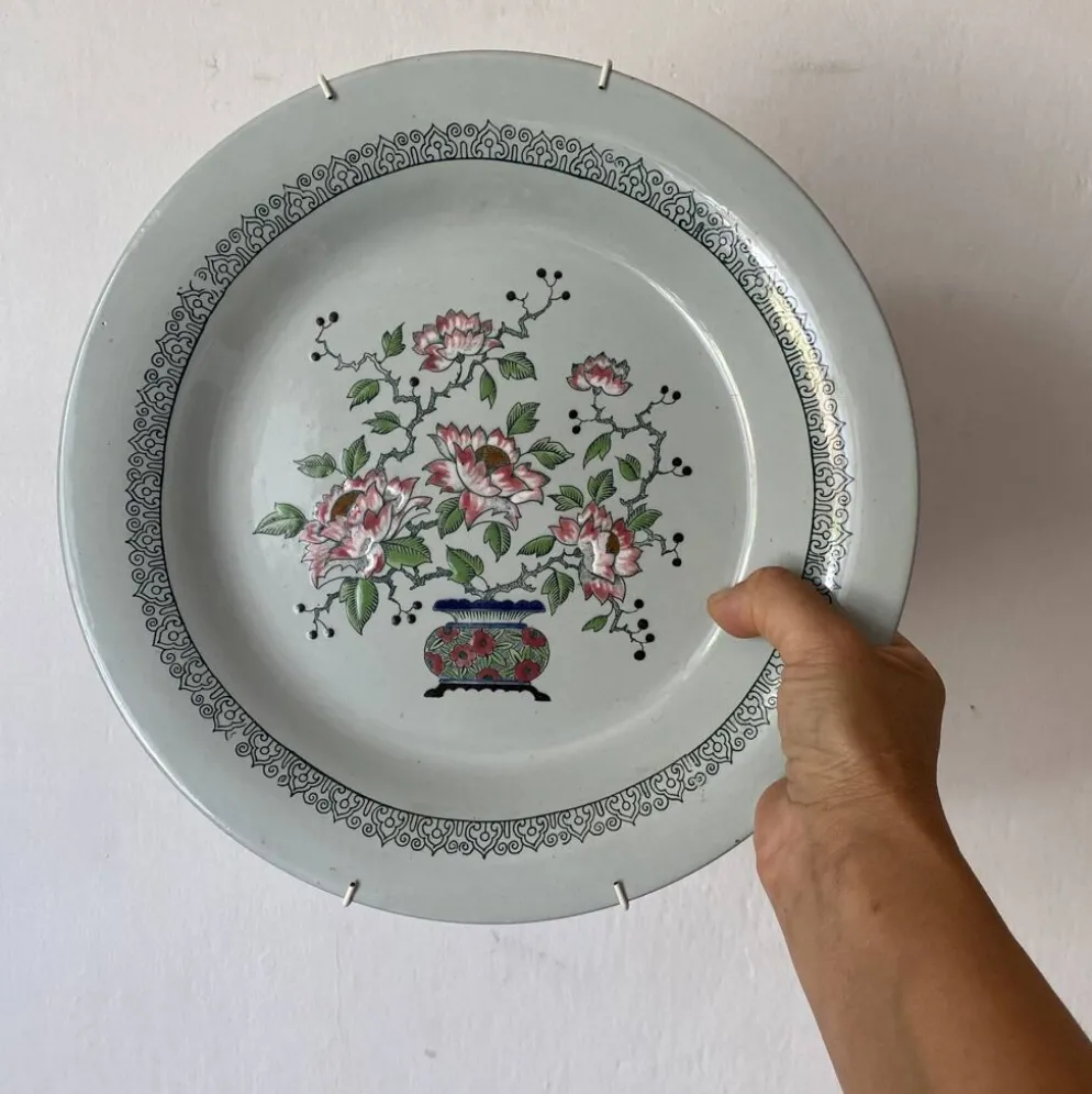 Plat Longwy "pékin"