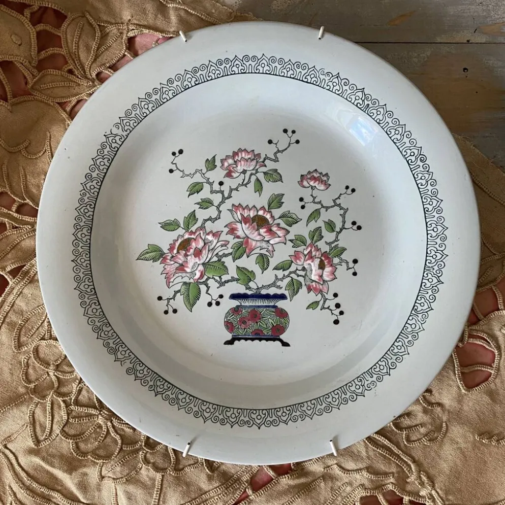 Plat Longwy "pékin"
