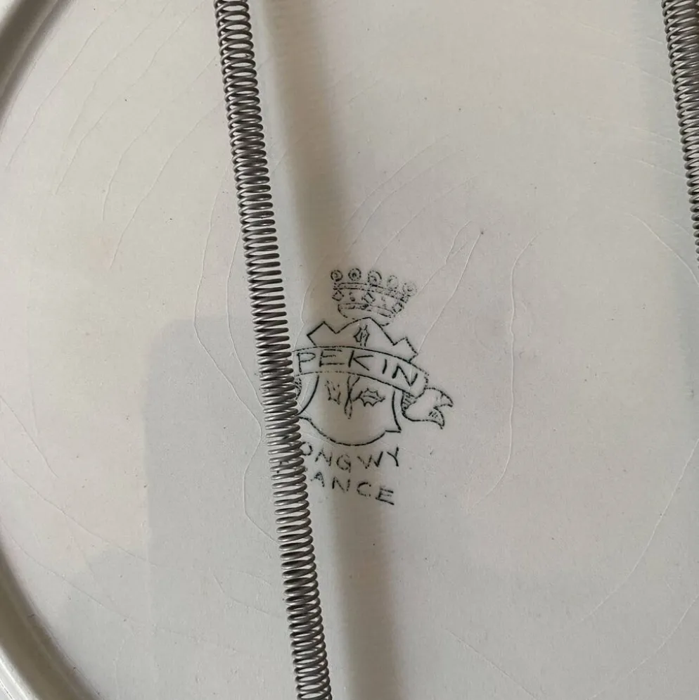 Plat Longwy "pékin"