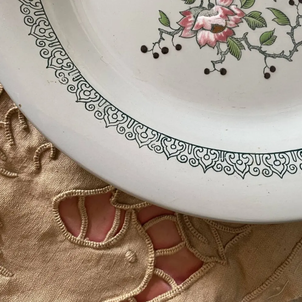 Plat Longwy "pékin"