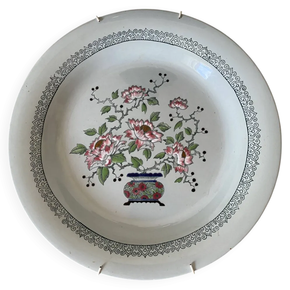 Plat Longwy "pékin"