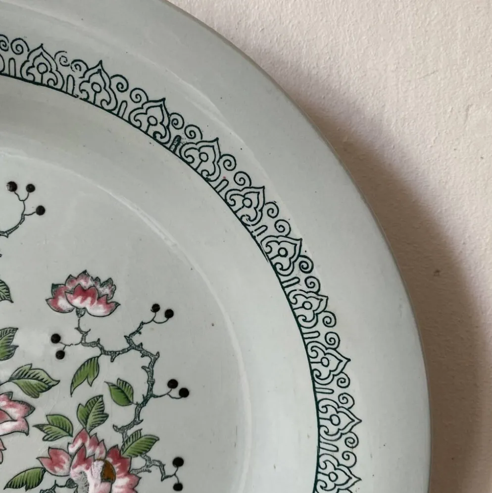 Plat Longwy "pékin"