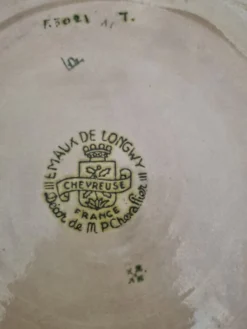 Plat émaux de longwy