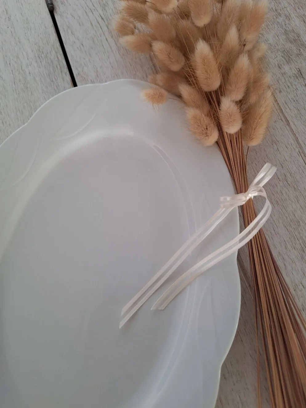 Plat ovale blanc Winterling marktleuthen Bavaria