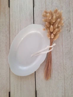 Plat ovale blanc Winterling marktleuthen Bavaria