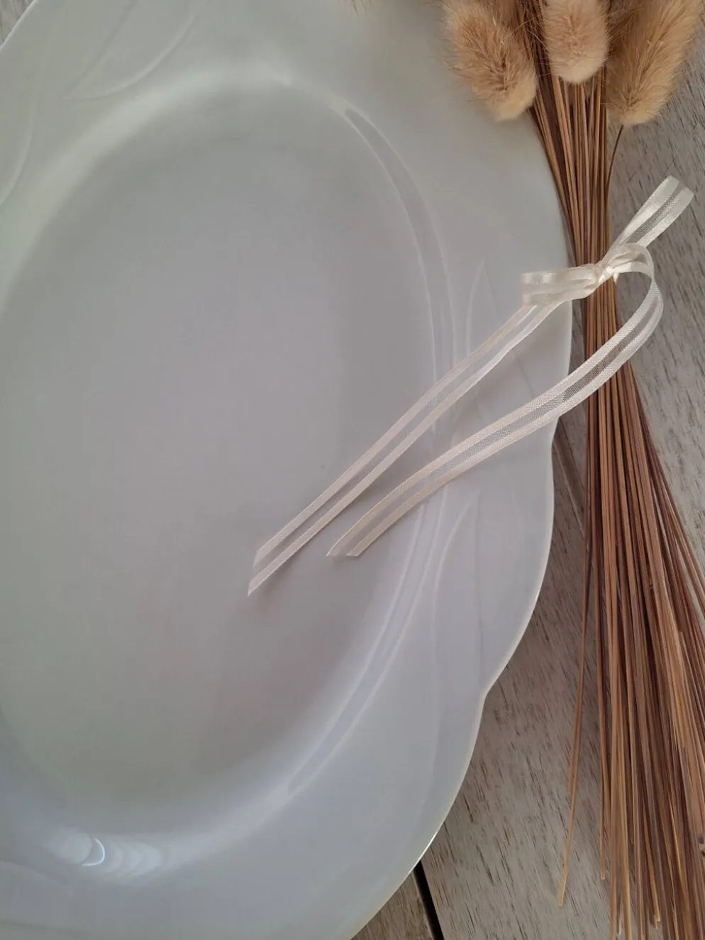 Plat ovale blanc Winterling marktleuthen Bavaria