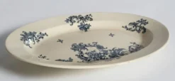 Plat ovale en faïence Boch BFK modèle Régent
