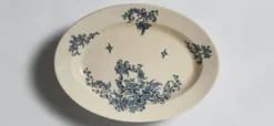 Plat ovale en faïence Boch BFK modèle Régent