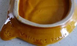 Plat ovale en faience de marque Valllaurin Friance-I-59