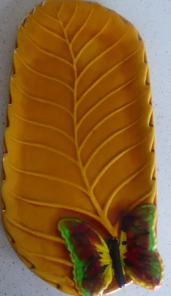 Plat ovale en faience de marque Valllaurin Friance-I-59