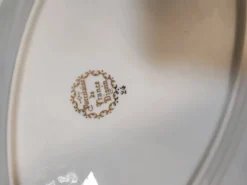 Plat ovale en porcelaine Digoin