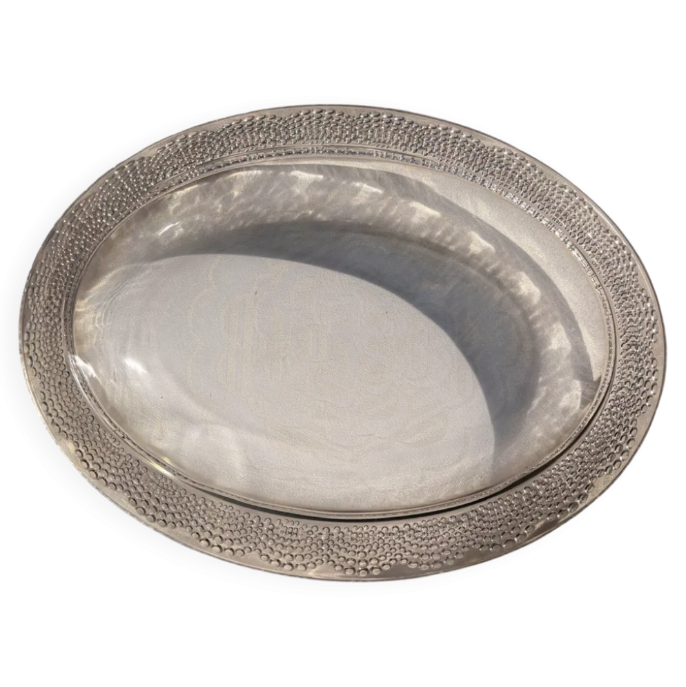 Plat ovale, jardinière Tokyo signé R. Lalique