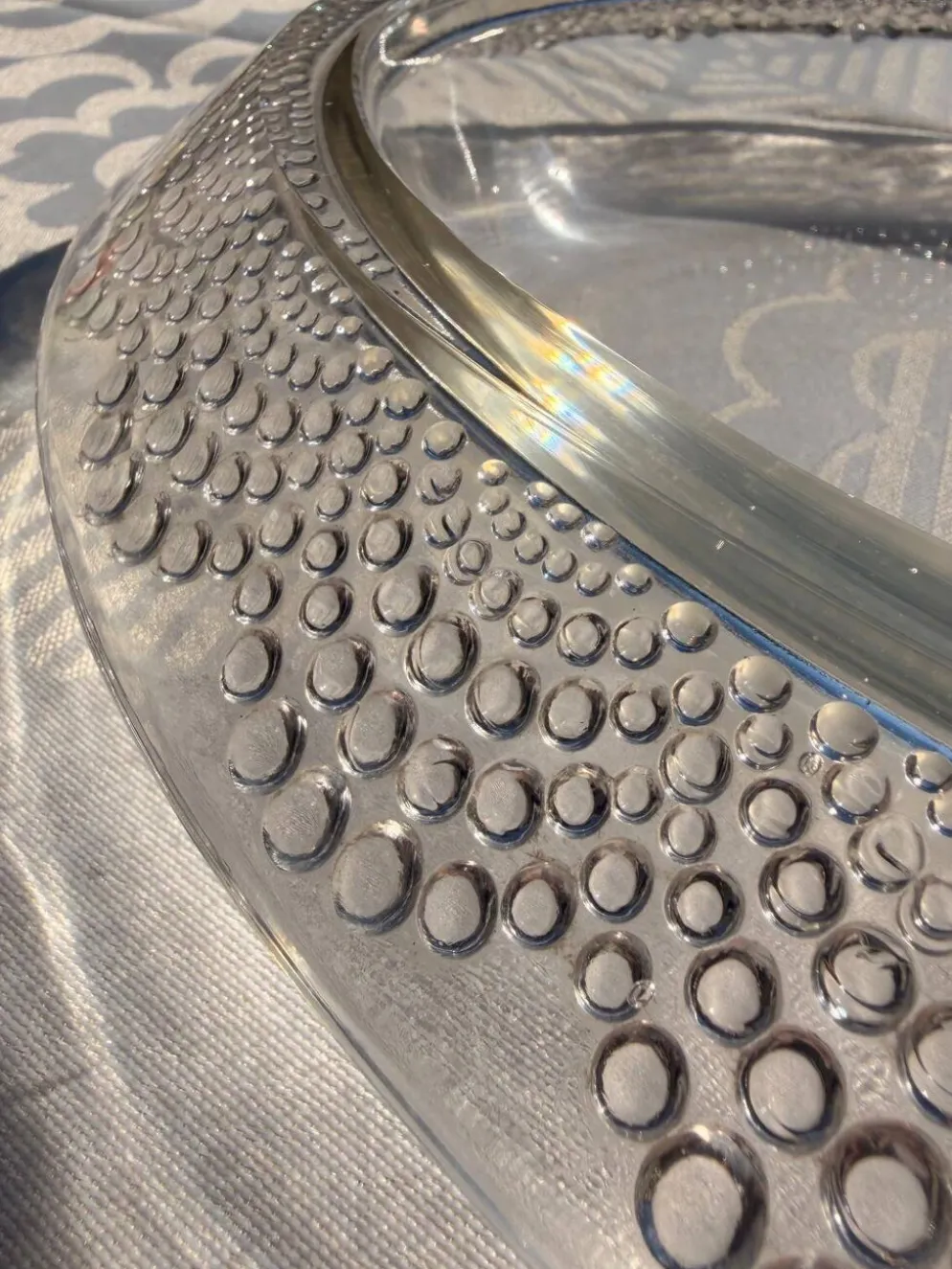 Plat ovale, jardinière Tokyo signé R. Lalique