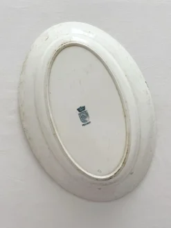 Plat ovale terre de fer
