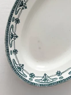 Plat ovale terre de fer