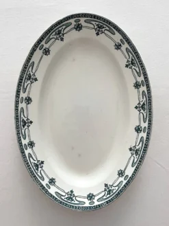 Plat ovale terre de fer