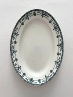 Plat ovale terre de fer