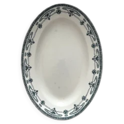 Plat ovale terre de fer