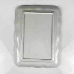 Plat rectangulaire modèle réverbère par KG Lunéville