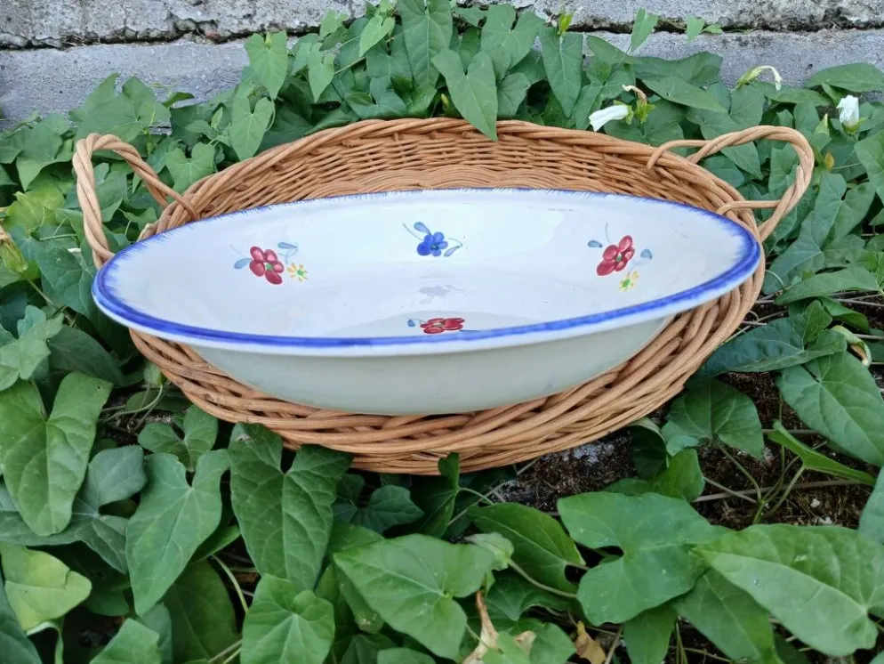 Plat rond creux Digoin et Sarreguemines