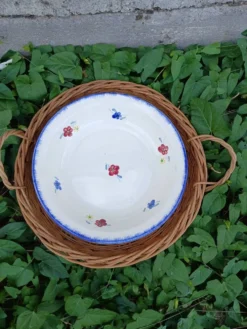 Plat rond creux Digoin et Sarreguemines