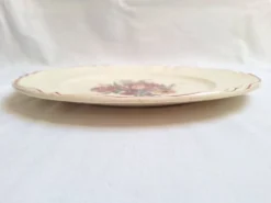 Plat rond Digoin Sarreguemines Modèle Lorraine