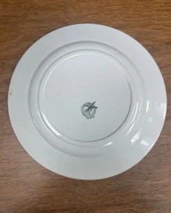 Plat rond plat Moulin des Loups, modèle Granit
