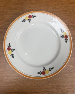 Plat rond plat Moulin des Loups, modèle Granit