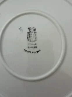 Plat rond vintage de Gien modèle Jeannette 231110