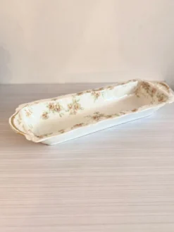2 plats de service anciens porcelaine Haviland fin XIXe début XXe