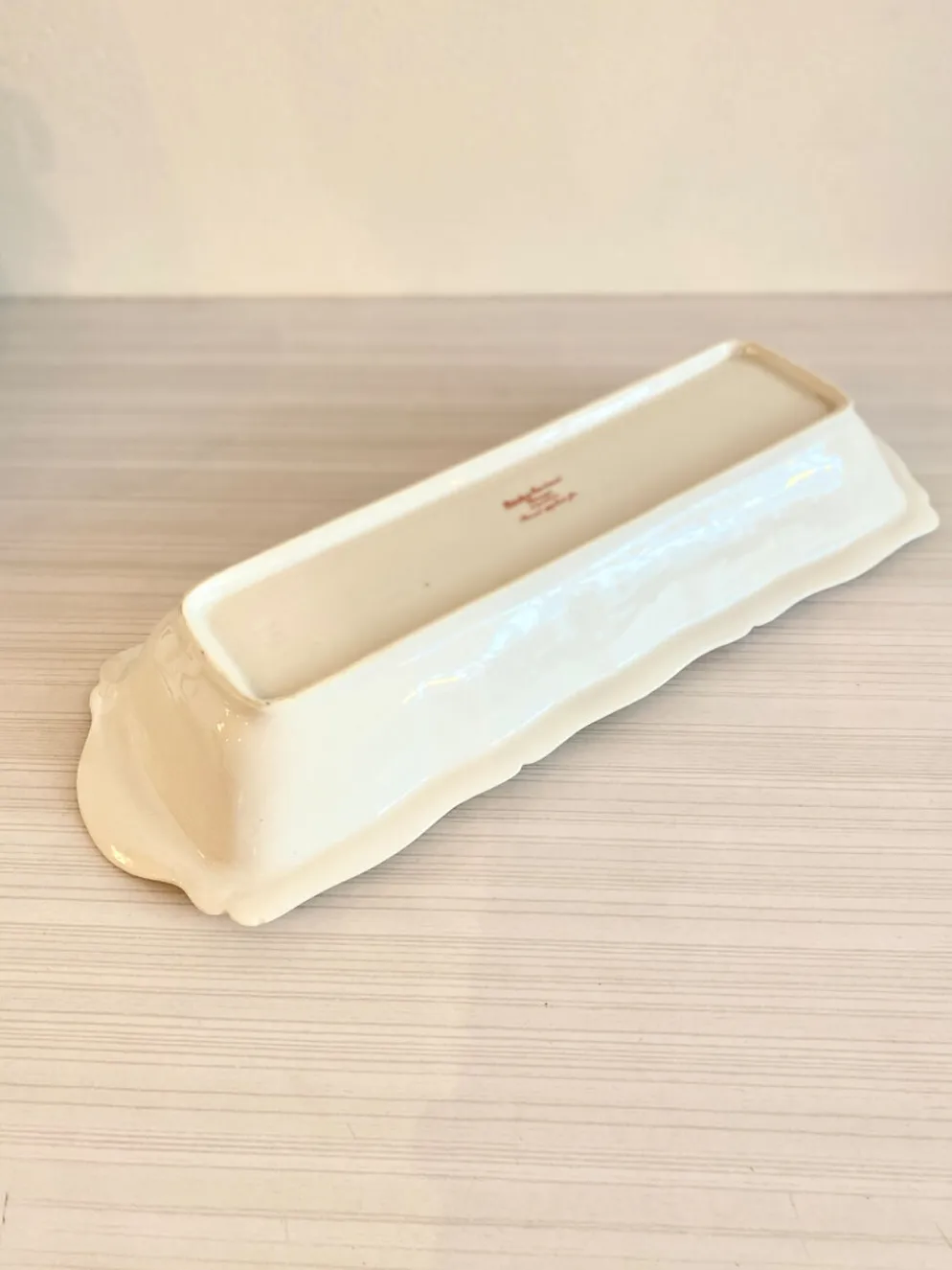 2 plats de service anciens porcelaine Haviland fin XIXe début XXe