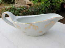 Plats de service et soupière en porcelaine de luxe de la compagnie nationale