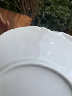 Plats de service ronds Digoin Sarreguemines charme d’antan