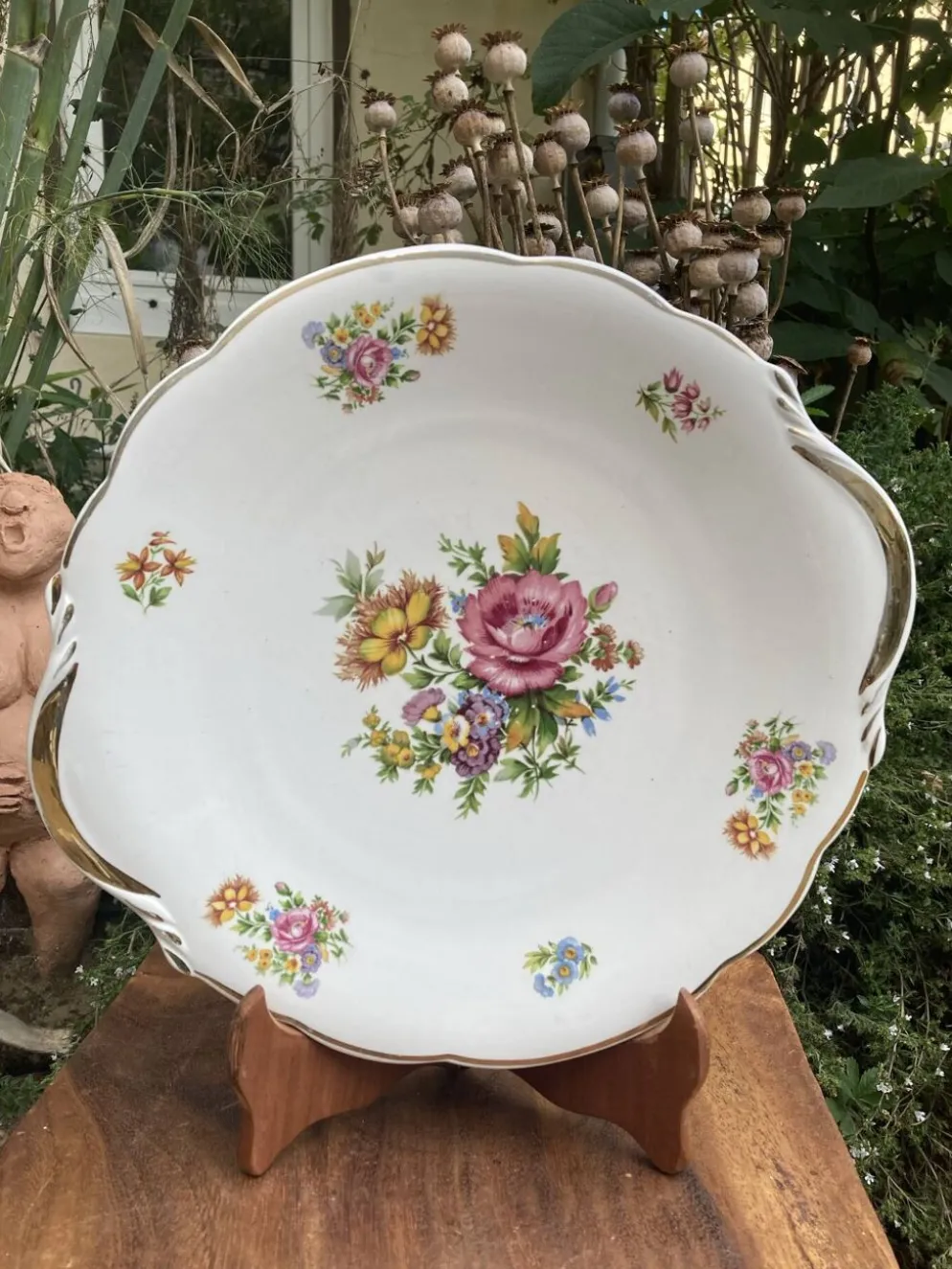 Plats de service ronds Digoin Sarreguemines charme d’antan
