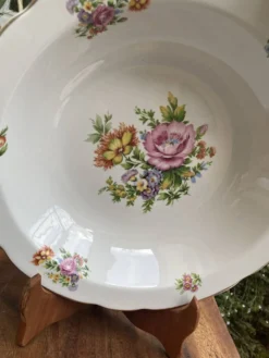 Plats de service ronds Digoin Sarreguemines charme d’antan