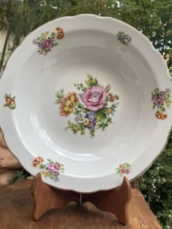 Plats de service ronds Digoin Sarreguemines charme d’antan