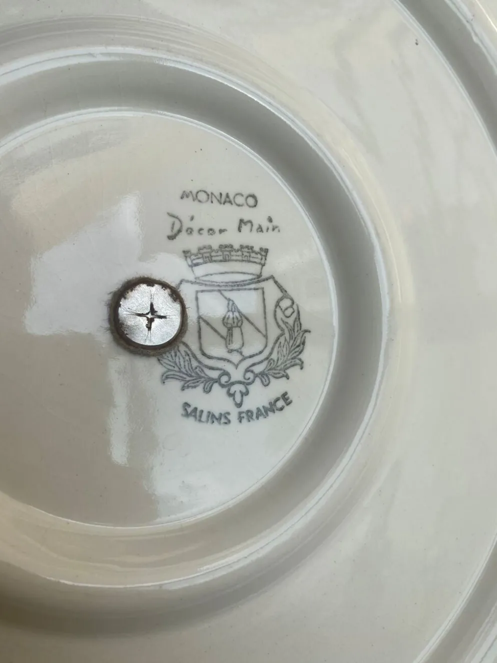 Plat serviteur modèle monaco, salins