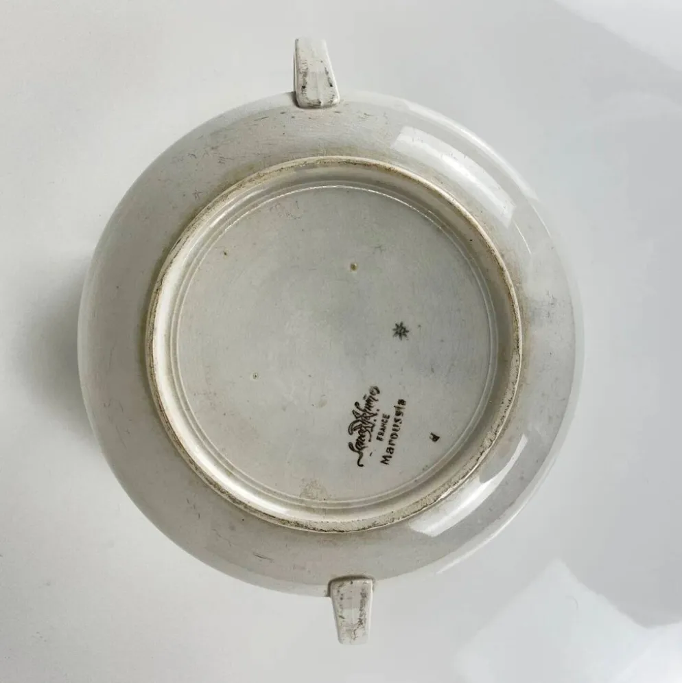 Plat / soupière Sarreguemines "Maroussia", début XXe