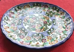 Plat Talavera du Mexique 28 cm – peint à la main – magnifique décor floral