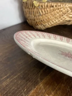 Plat, terre de fer, collection Annam de Gien