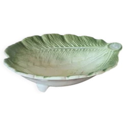 Plat vintage feuille de chou