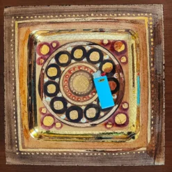 Plat XL en céramique Georges Pelletier, France, 1970