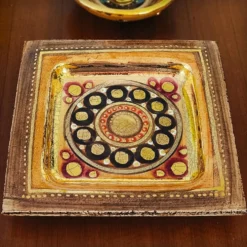 Plat XL en céramique Georges Pelletier, France, 1970