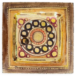 Plat XL en céramique Georges Pelletier, France, 1970