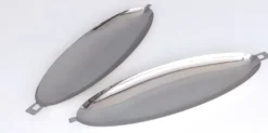 Pocheuse à poisson en acier inoxydable Roberto Sambonet, design années 1960, Italie