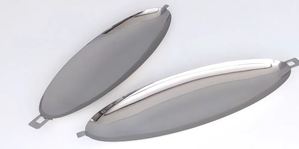 Pocheuse à poisson en acier inoxydable Roberto Sambonet, design années 1960, Italie