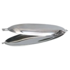 Pocheuse à poisson en acier inoxydable Roberto Sambonet, design années 1960, Italie