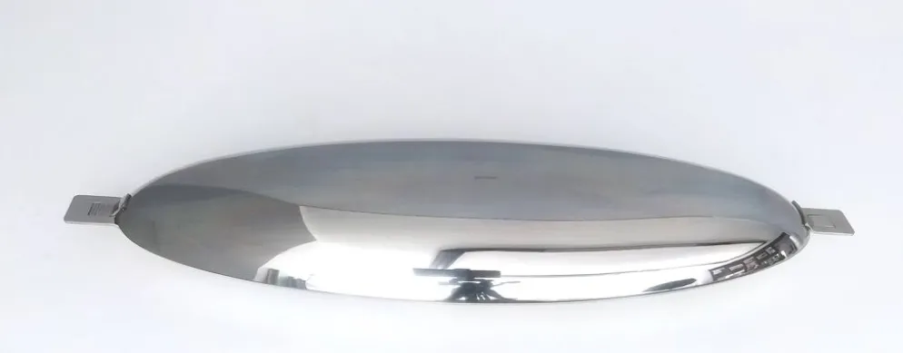 Pocheuse à poisson en acier inoxydable Roberto Sambonet, design années 1960, Italie