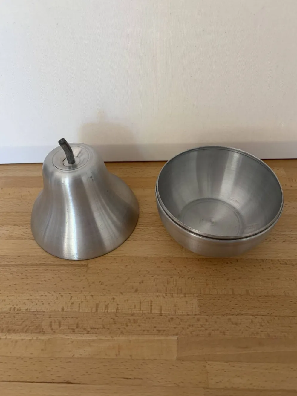 Poire en aluminium seau à glace